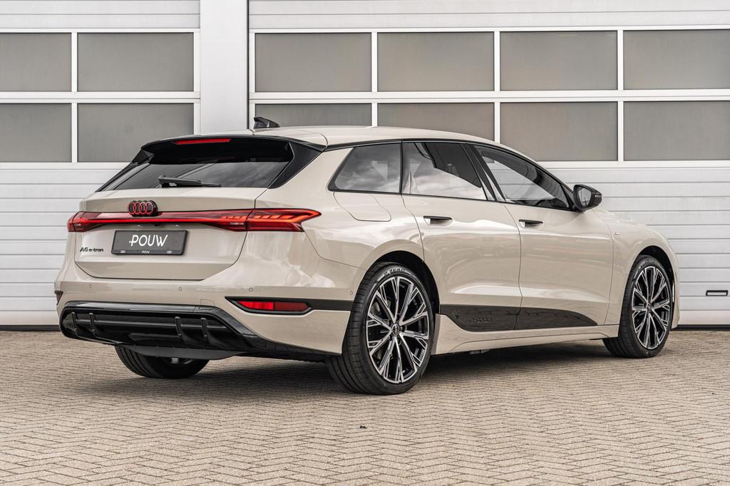 Audi A6 Avant e-tron 286pk S edition 83 kWh | 21" Velgen | T, Auto's, Audi, Automaat, Achterwielaandrijving, Zwart, Beige