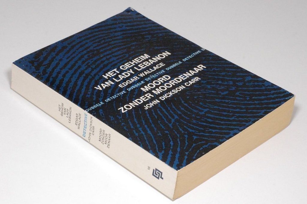 Dubbele detective jaren 60 Edgar Wallace John Dickson Carr, Boeken, Verzenden, Zo goed als nieuw