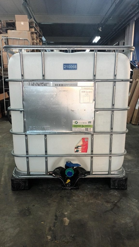 IBC 1000liter gebruikt, Tuin en Terras, Regentonnen, 150 liter of meer, Ophalen, Gebruikt, Kunststof