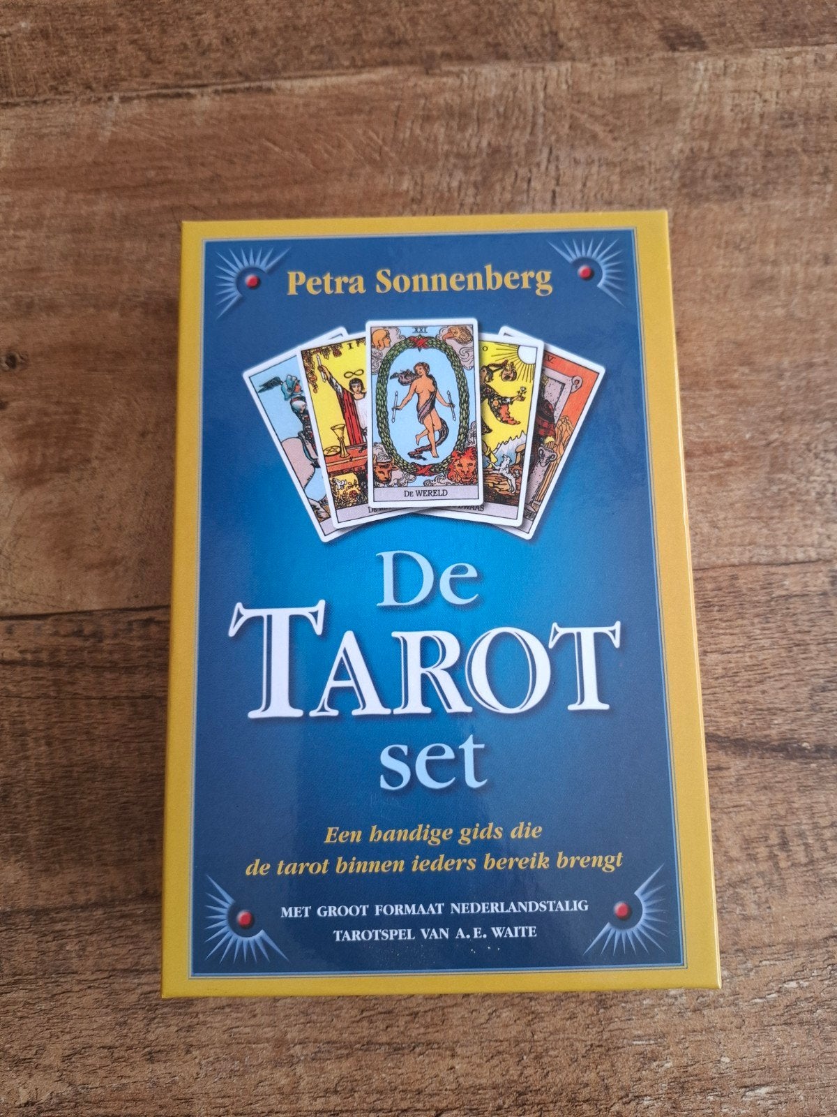 Tarotset - zo goed als nieuw!, Boeken, Esoterie en Spiritualiteit, Ophalen, Zo goed als nieuw, Tarot of Kaarten leggen, Instructieboek
