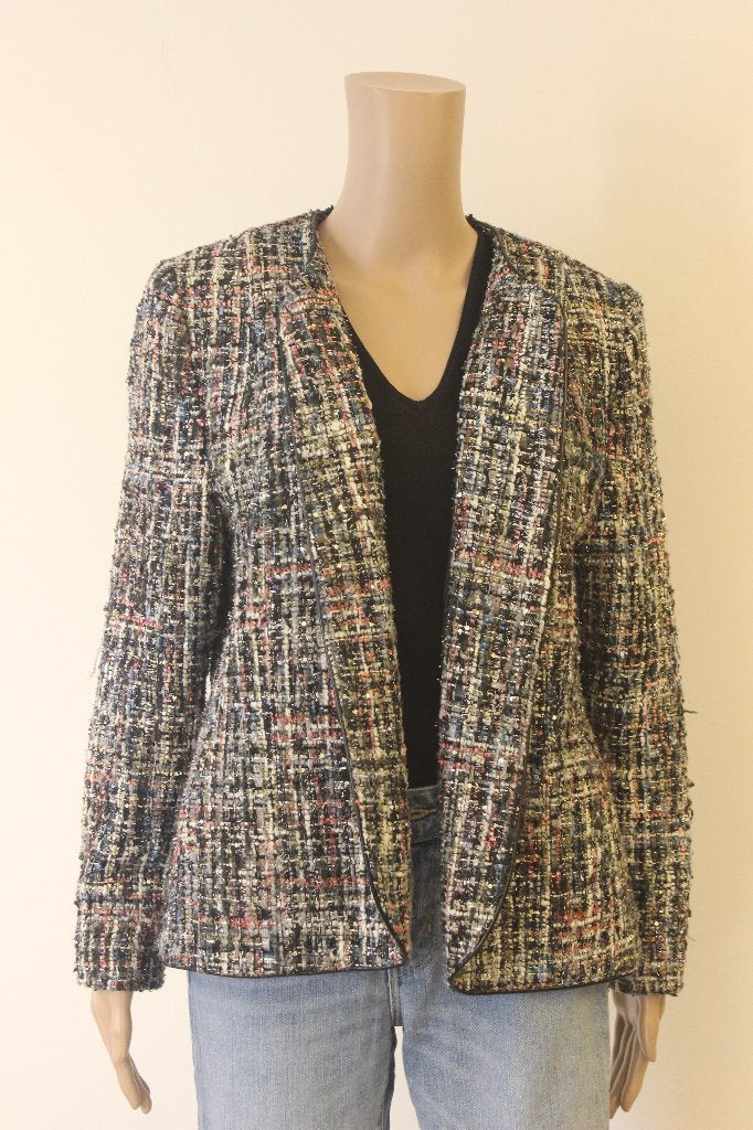 Sensia bont gekleurd jasje maat 46, Meerkleurig, ., Maat 46/48 (XL) of groter, Zo goed als nieuw