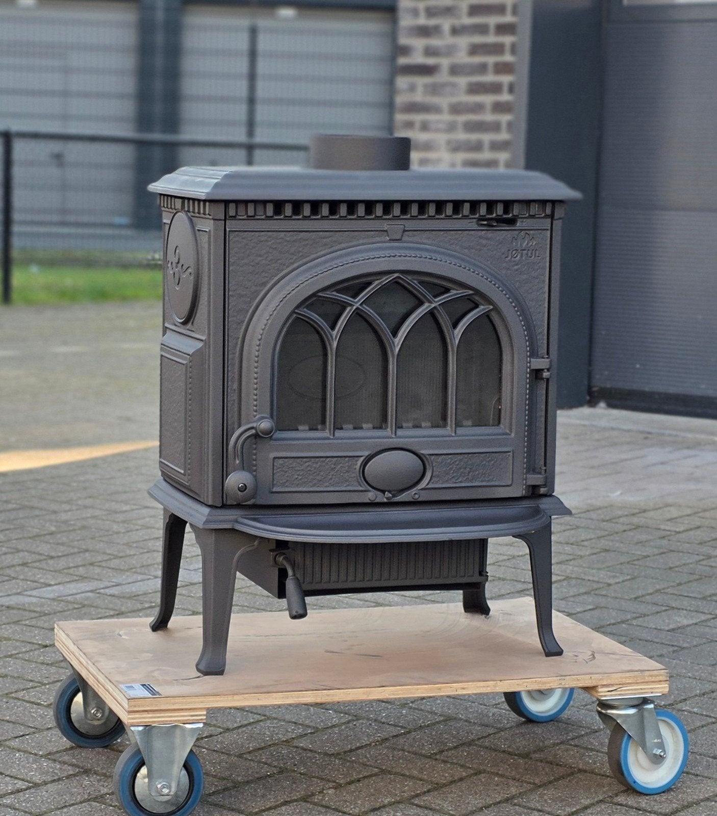 Houtkachel Jotul F3CB, Houtkachel, Ophalen of Verzenden, Zo goed als nieuw, Vrijstaand