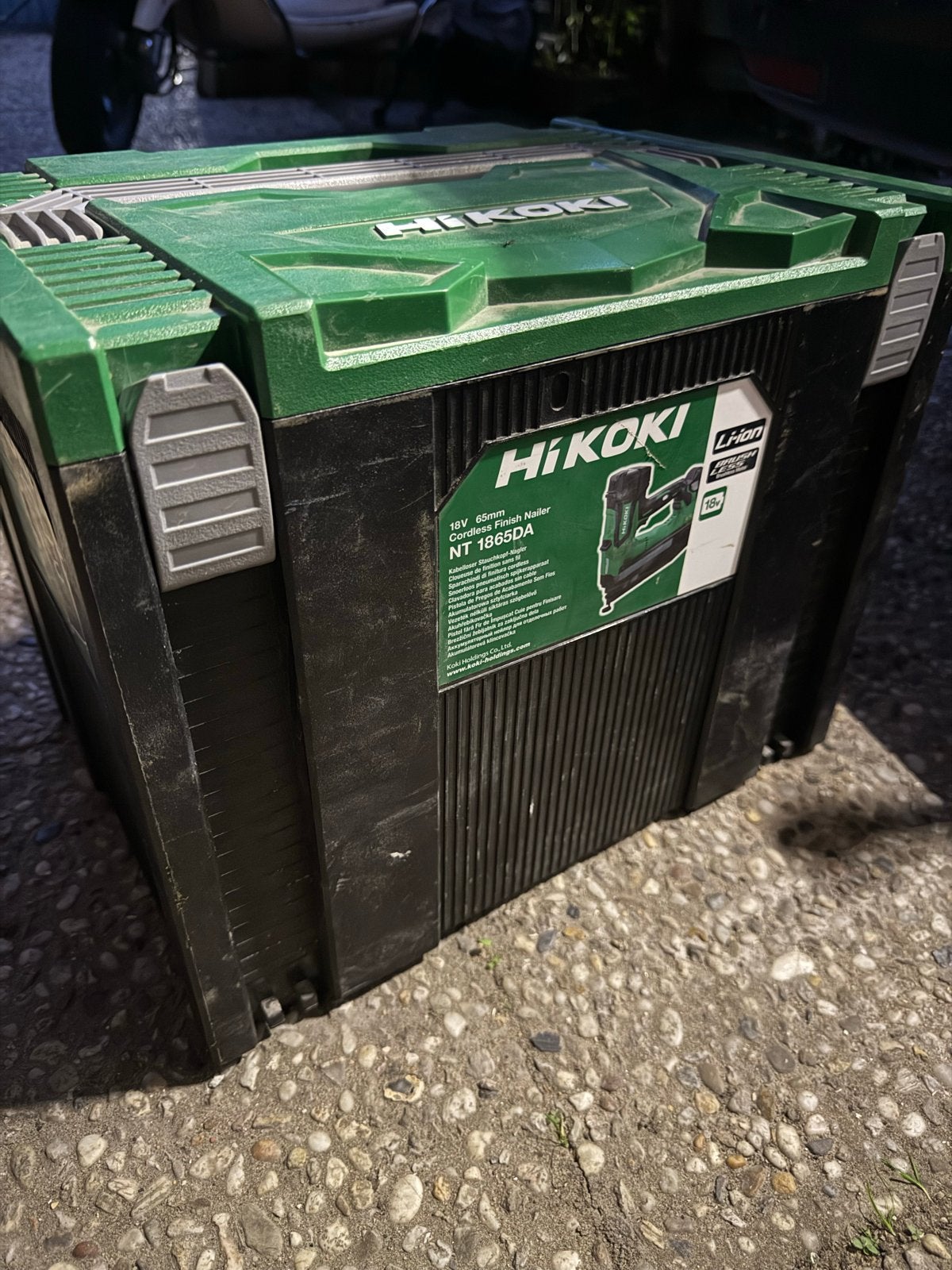 Hikoki afwerktacker 18V NT 1865DA - Zo goed als nieuw, Ophalen, Gebruikt, Tacker/nietmachine, Overige merken