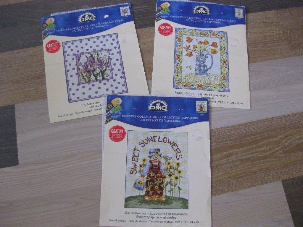 Nieuwe voorgedrukte borduurpatronen op canvas stof, set € 8, Verzenden, Nieuw, Handborduren, Patroon