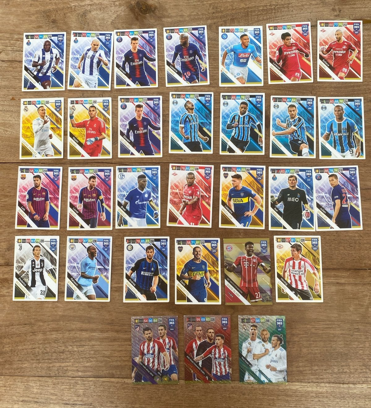 Voetbal 31 Spelerskaarten - Panini - 2019, Ophalen of Verzenden, Gebruikt, Spelerskaart