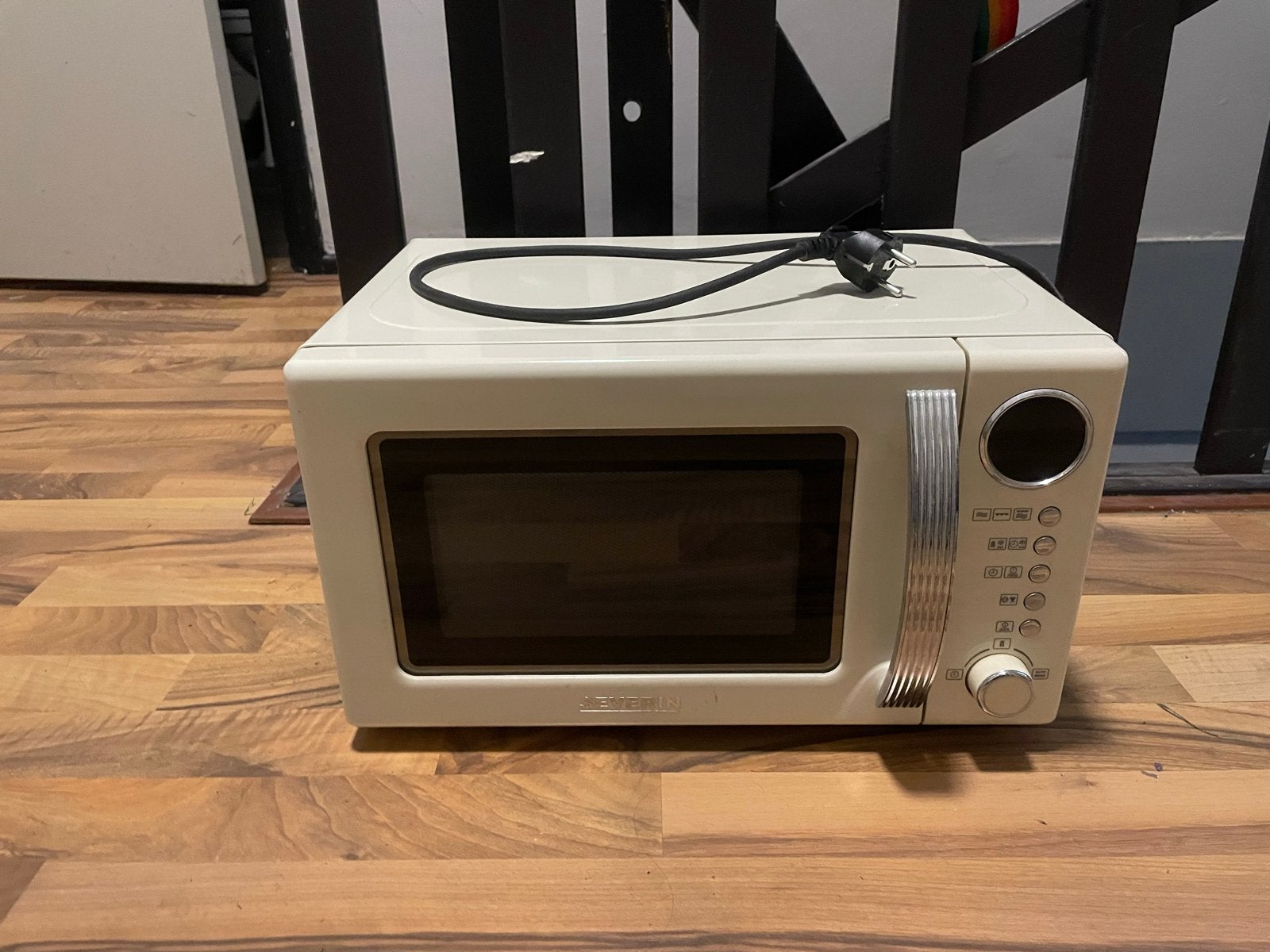 Retro grill / magnetron Severin beige / crème, Witgoed en Apparatuur, Ophalen, Gebruikt, Minder dan 45 cm, Grill