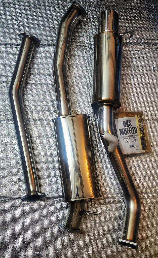 HKS Silent Hi-Power uitlaat - Chaser MarkII Cresta JZX100, Ophalen of Verzenden