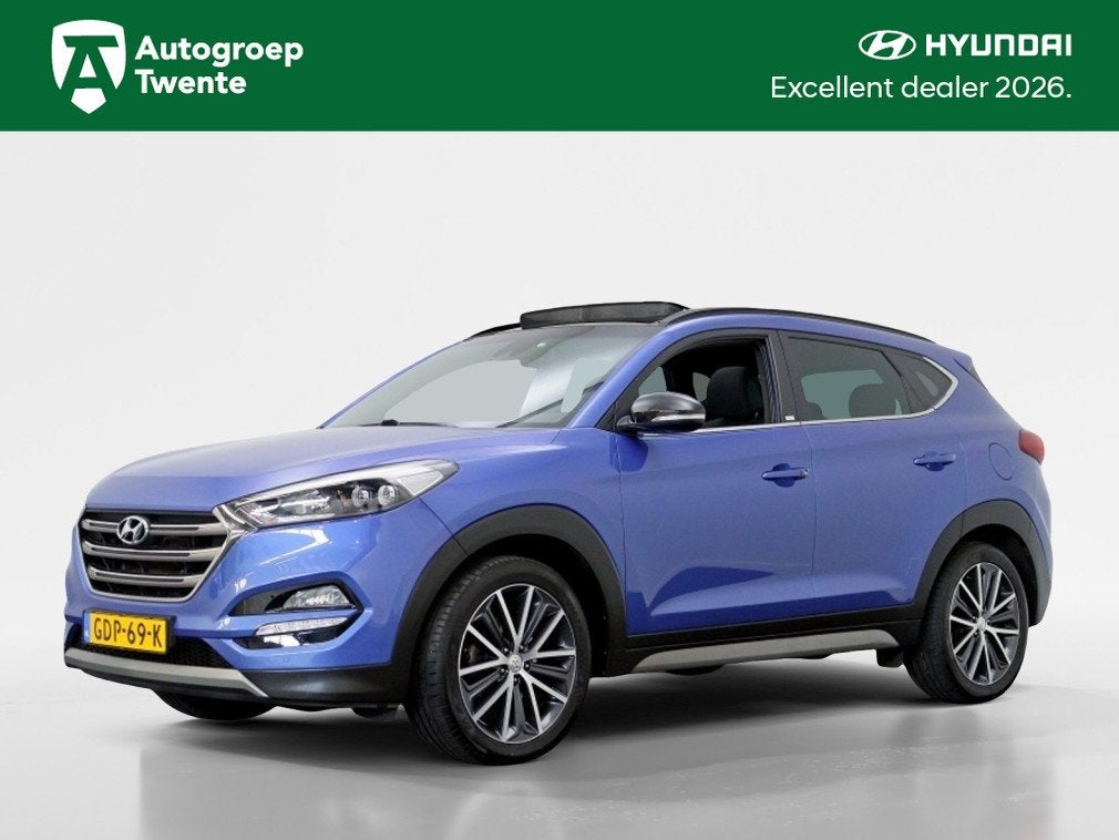 Hyundai Tucson 1.6 T-GDi 4WD Comfort Plus Automaat | Pano |, Auto's, Hyundai, Bedrijf, Te koop, Tucson, ABS, Achteruitrijcamera