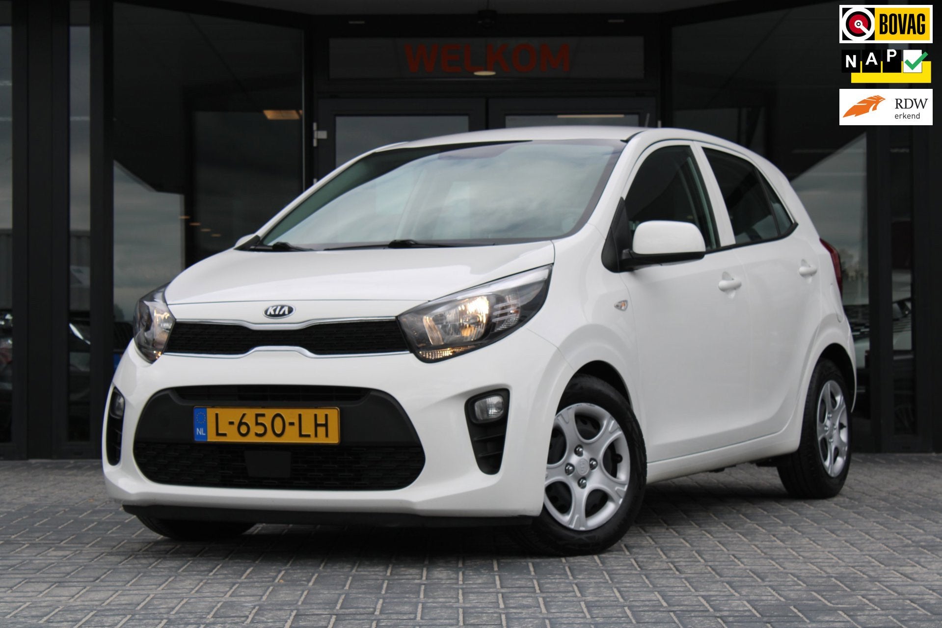 Kia Picanto 1.0 DPi ComfortLine Automaat, TomTom, Elentrisch, 877 kg, Stof, Gebruikt, 4 stoelen
