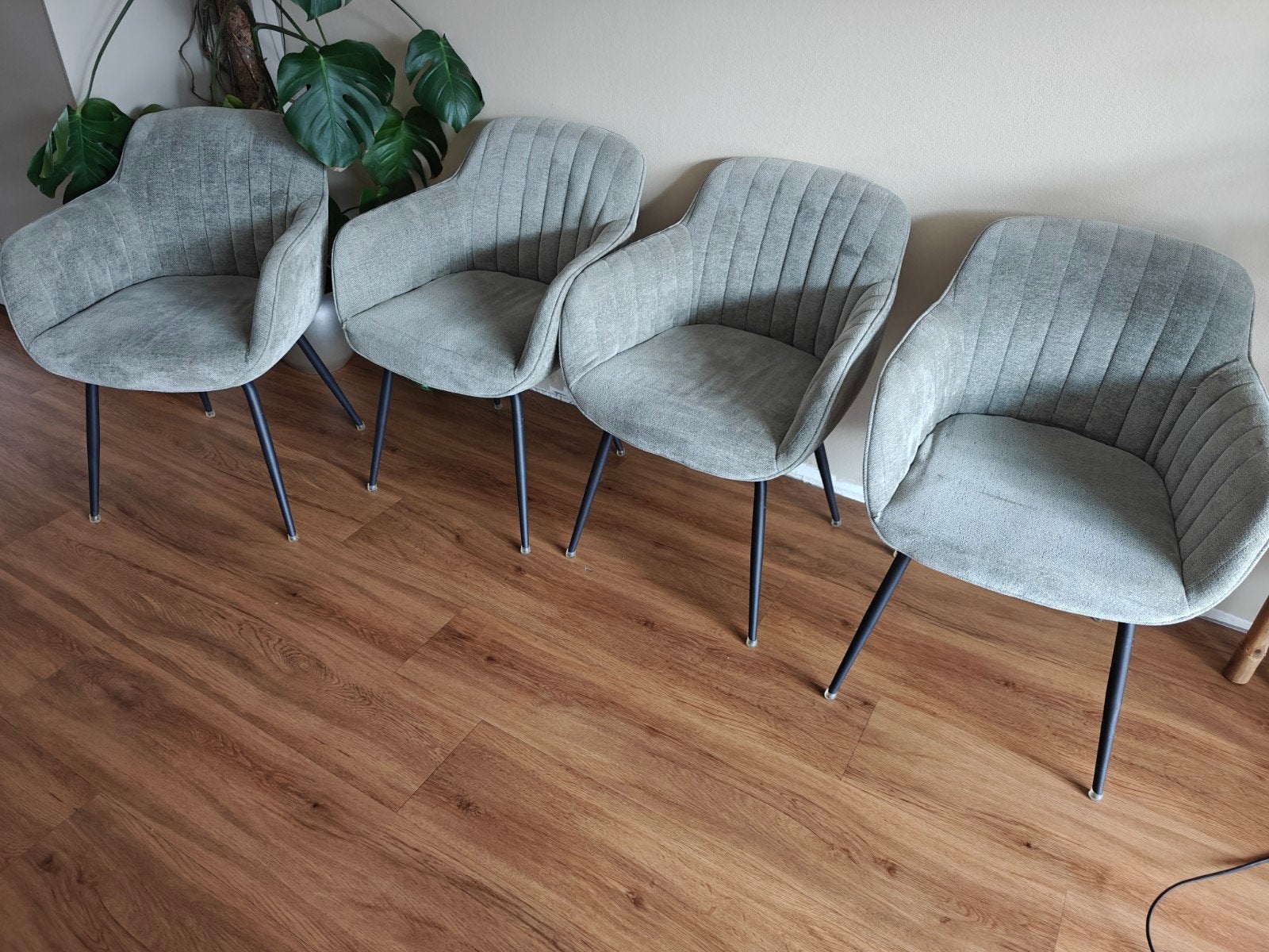 4 eetkamerstoelen, Huis en Inrichting, Stoelen, Ophalen, Gebruikt, Vier