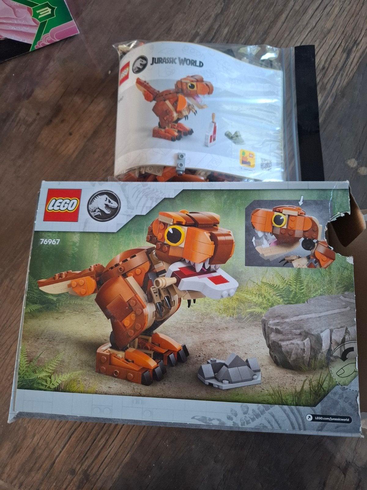 LEGO Jurassic World 76947 Kleine Eatie T. rex, Ophalen of Verzenden, Zo goed als nieuw