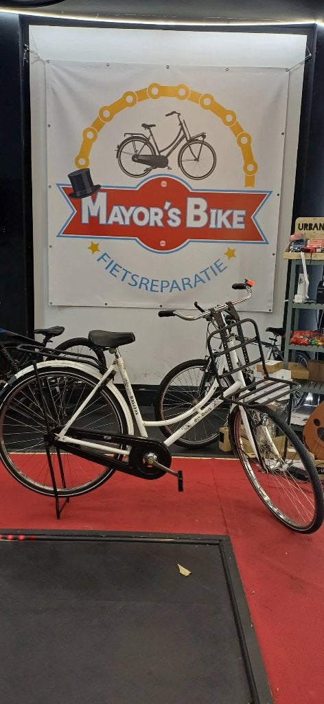 BATAVUS Damesfiets + 1 maand garantie, 57cm, 1 speed, Ophalen, Terugtraprem, Batavus, 56 cm of meer