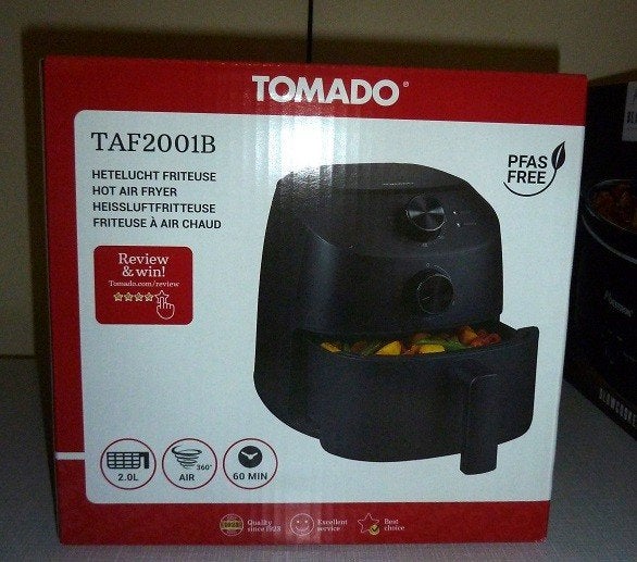 Airfryer TAF2001B van Tomado