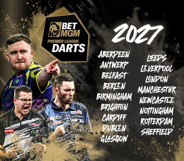 2027 BETMGM premier league darts - rotterdam table seats, Twee personen