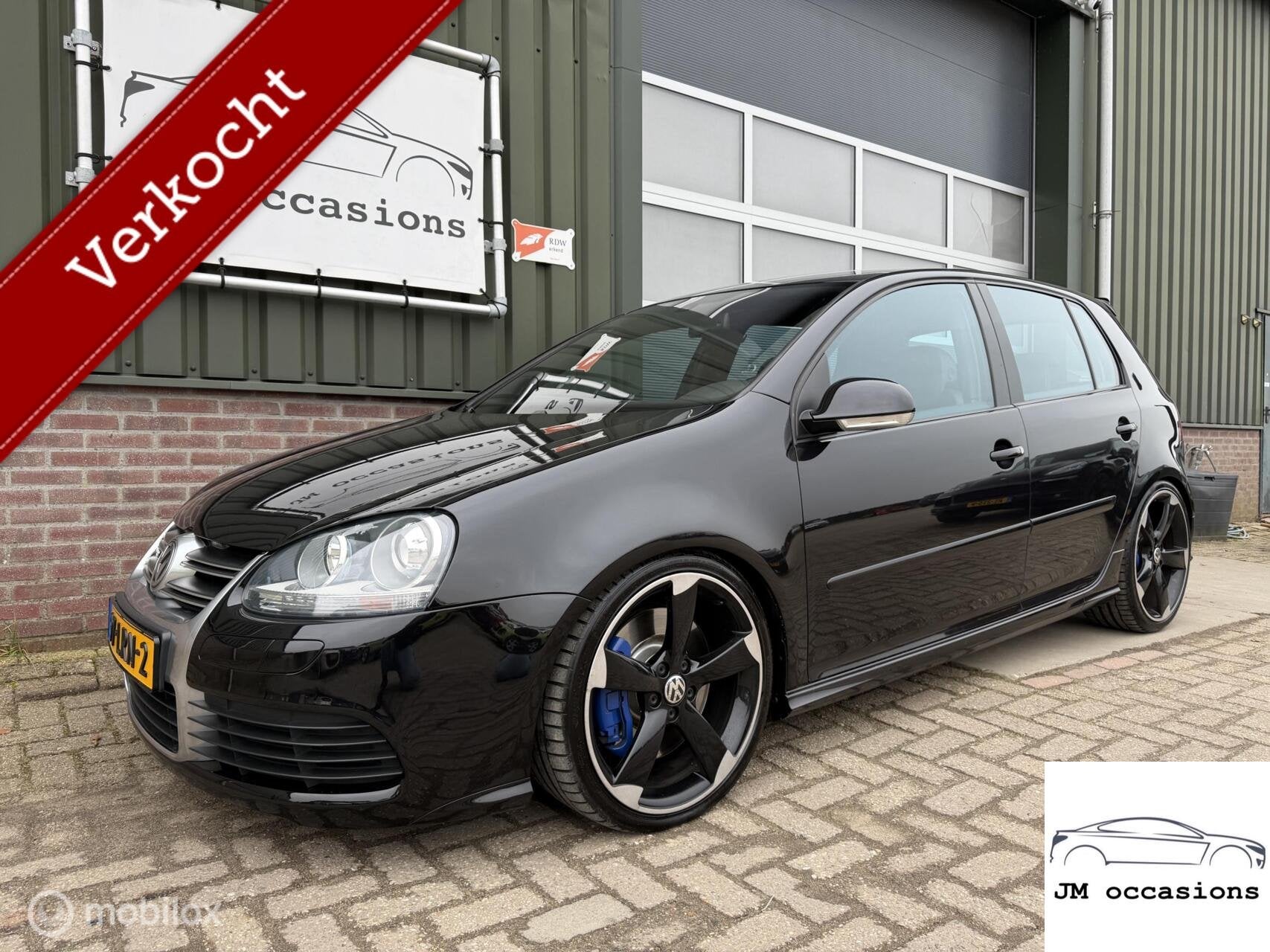 Volkswagen Golf 3.2 R32 4-Motion DSG|Xenon|Leder|CarPlay|PDC, Auto's, Gebruikt, 3189 cc, Zwart, 10 km/l