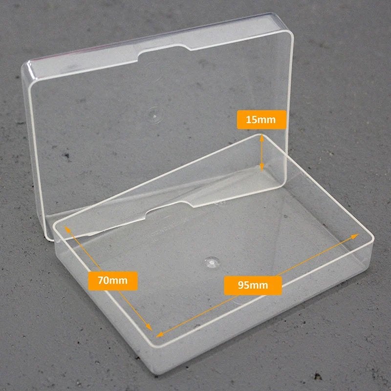 Plastic speelkaarten doosje met deksel poker formaat, Hobby en Vrije tijd, Verzenden, Nieuw