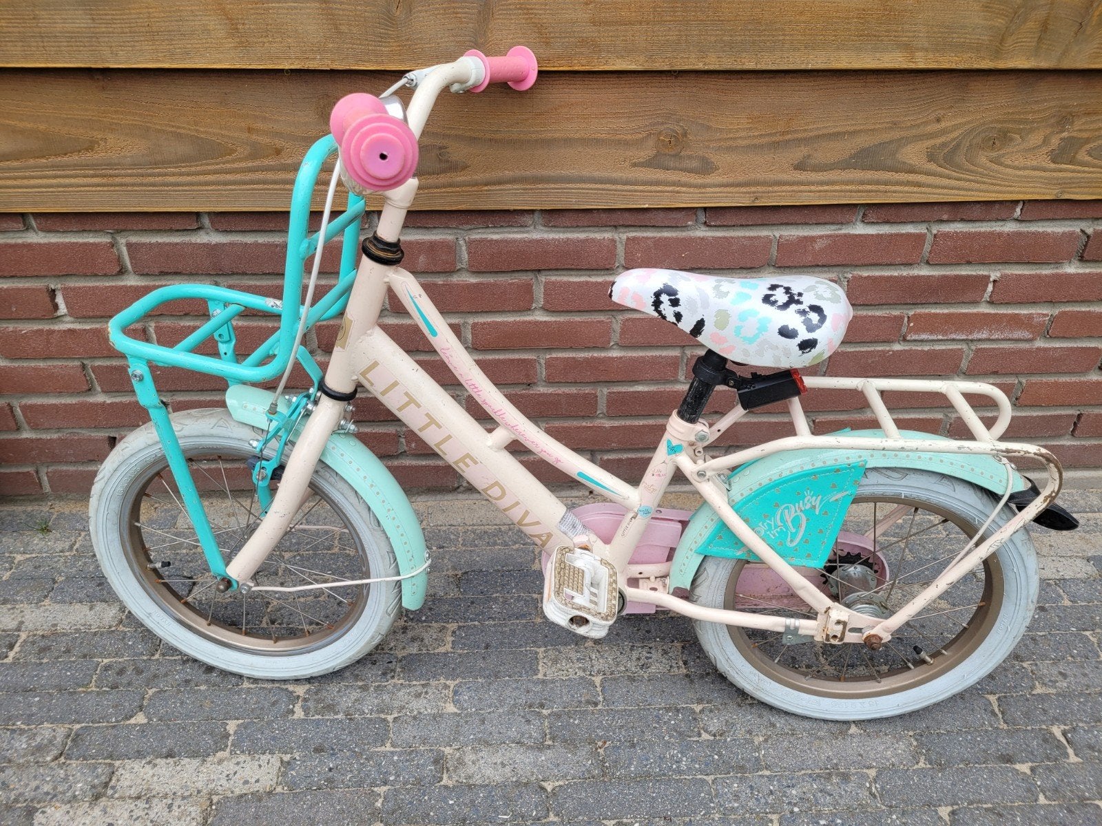 Little Diva meisjesfiets, Ophalen, Gebruikt, Terugtraprem, Little Diva
