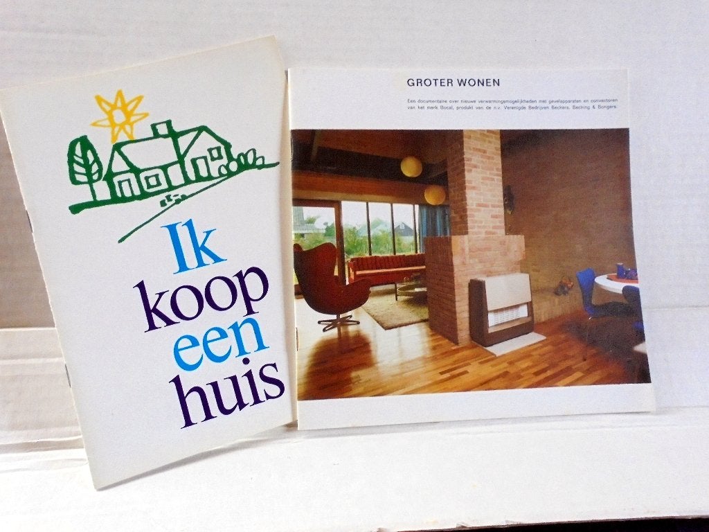 BOCAL verwarmingstechniek en brochure Ik Koop een Huis. 1968, Verzenden, Gebruikt, Overige typen