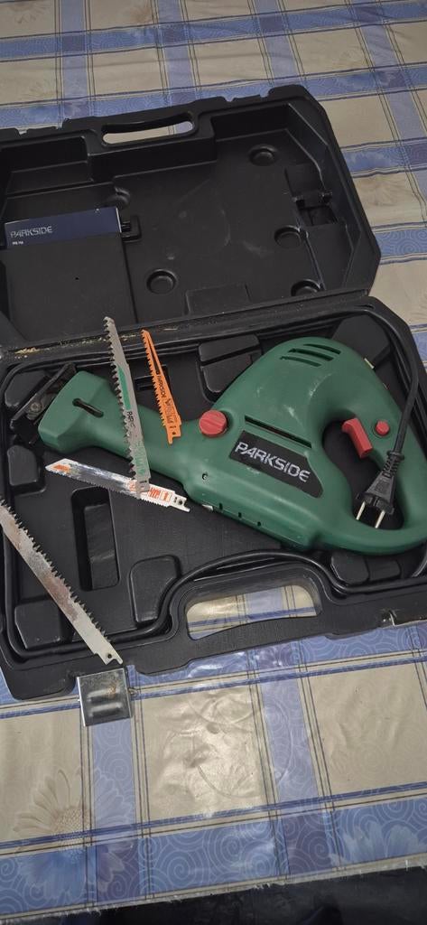Parkside PFS 710 reciprozaag met zaagbladen, Doe-het-zelf en Verbouw, Gereedschap | Zaagmachines, Ophalen