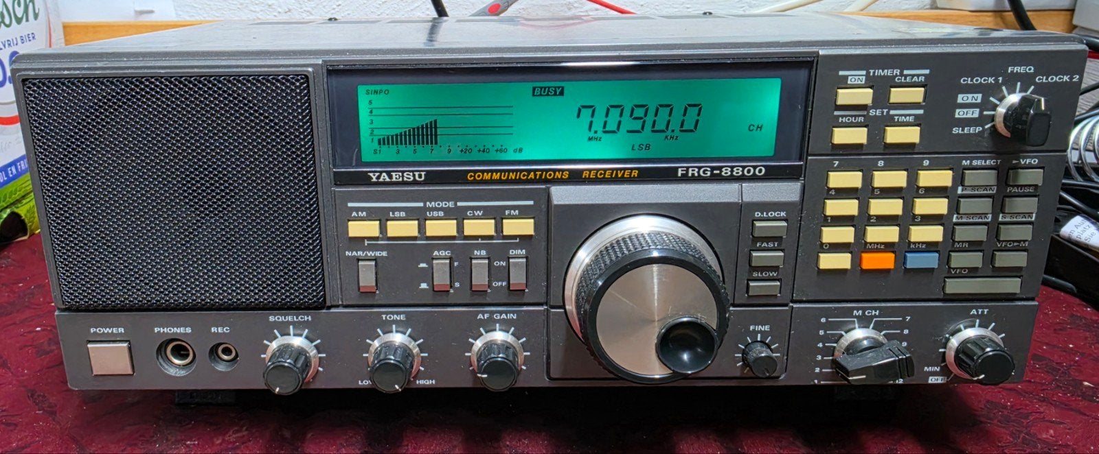 Yaesu FRG-8800 Ontvanger met PLL Lock Probleem., Telecommunicatie, Zenders en Ontvangers, Ophalen, Gebruikt, Ontvanger