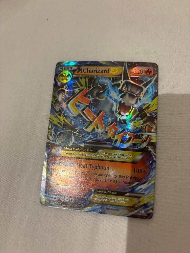 Pokémon M Charizard EX Kaart - Mega Evolutie, Ophalen, Gebruikt, Losse kaart, Foil
