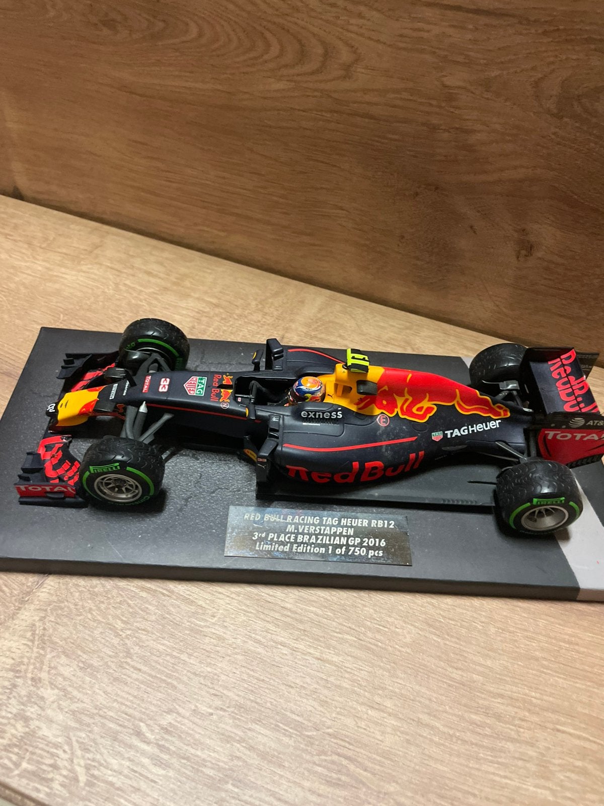 Max Verstappen 2016 Brazilië GP–1:18 Limited Edition (1/750), Ophalen, Zo goed als nieuw, Formule 1
