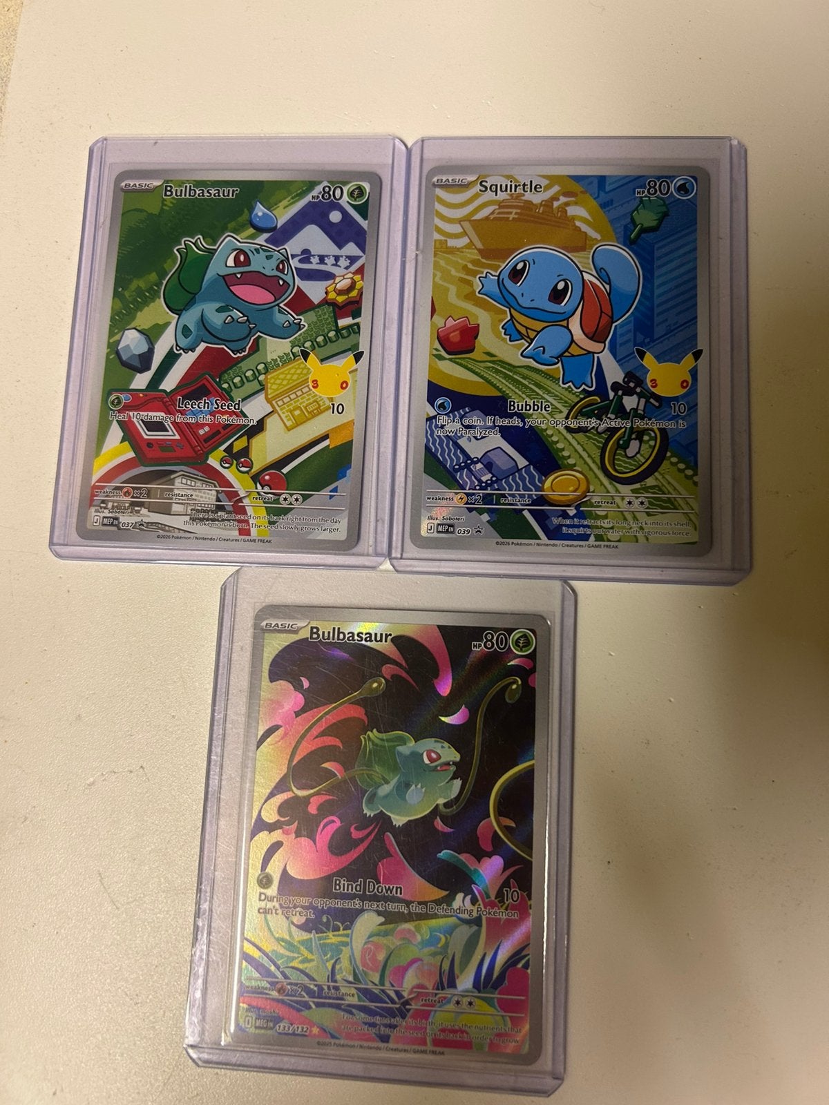 Pokemon kaarten first partner 1 mega evolution, Ophalen of Verzenden, Zo goed als nieuw