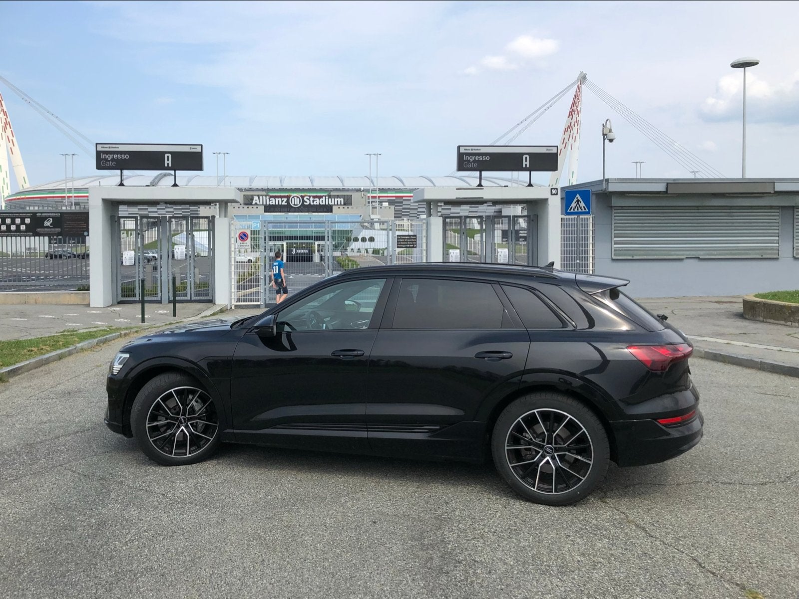 Audi etron 50 S line | Nieuwe MOTOR +BAK |3 JR G |Pano |B&O, Auto's, Automaat, 1800 kg, Zwart, Verblindingsvrij grootlicht