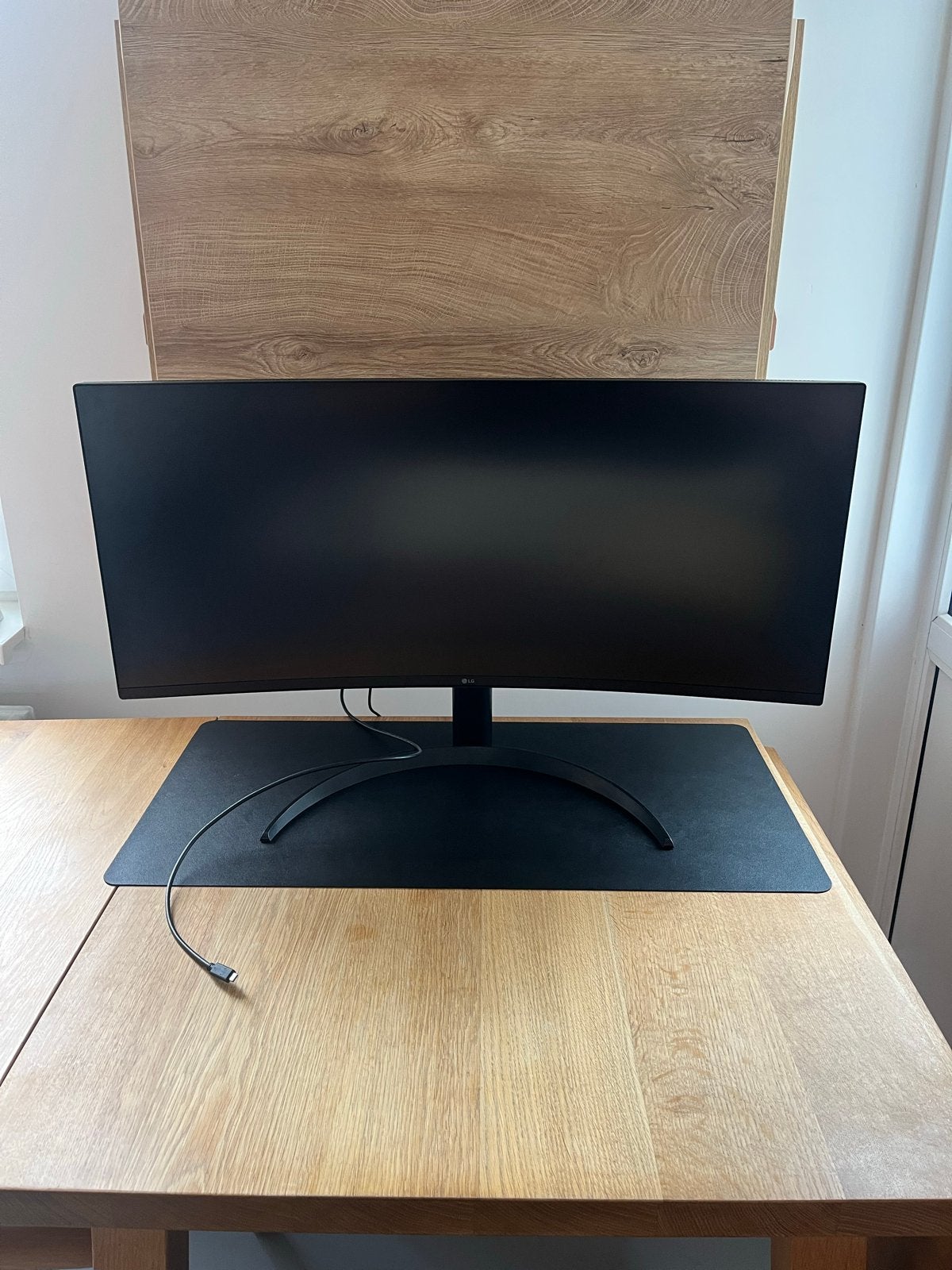 LG 34WR55QC-B Ultrawide Monitor Curved (34 inch), Ophalen, HDMI, Curved, VA