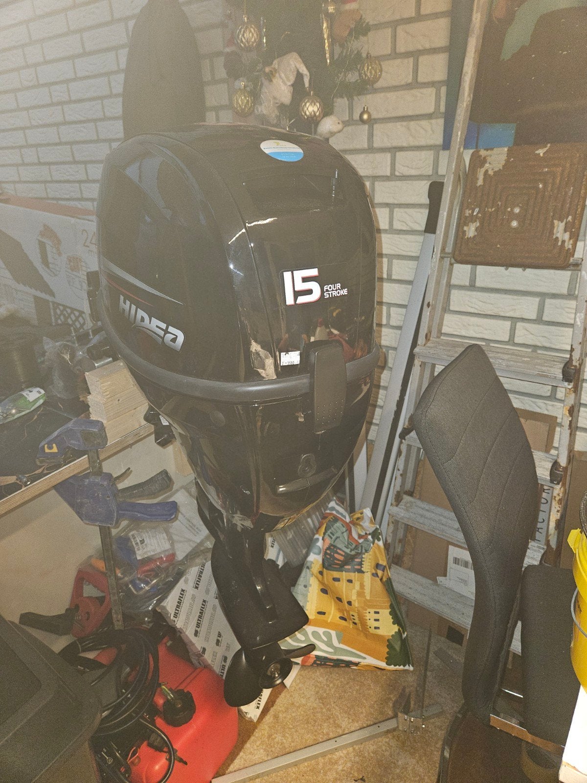 Hidea 15 PK Buitenboordmotor - Zo goed als nieuw, 10 tot 30 pk, Met afstandsbediening, Ophalen of Verzenden, Zo goed als nieuw