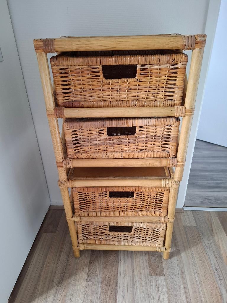 Nachtkastjes  2 stuks, Huis en Inrichting, Slaapkamer | Nachtkastjes, Ophalen, Overige materialen, Minder dan 45 cm, 55 tot 70 cm