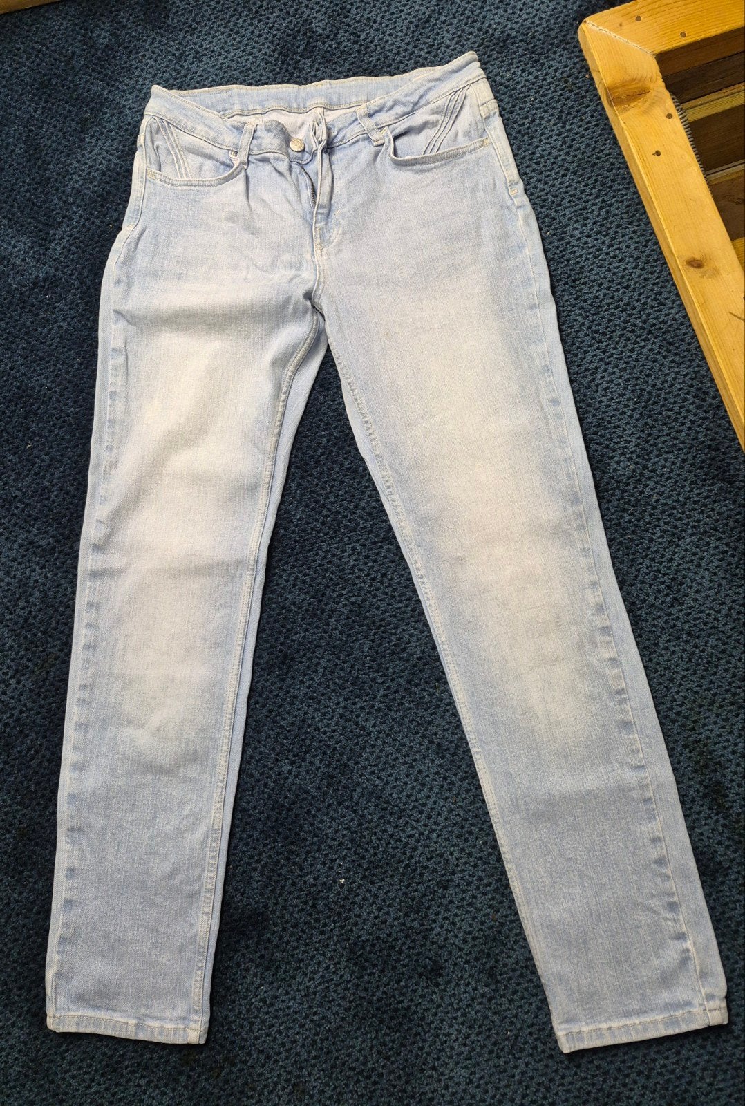 Esprit Dames Spijkerbroek Maat 30/32, Blauw, Ophalen of Verzenden, Zo goed als nieuw, W30 - W32 (confectie 38/40)