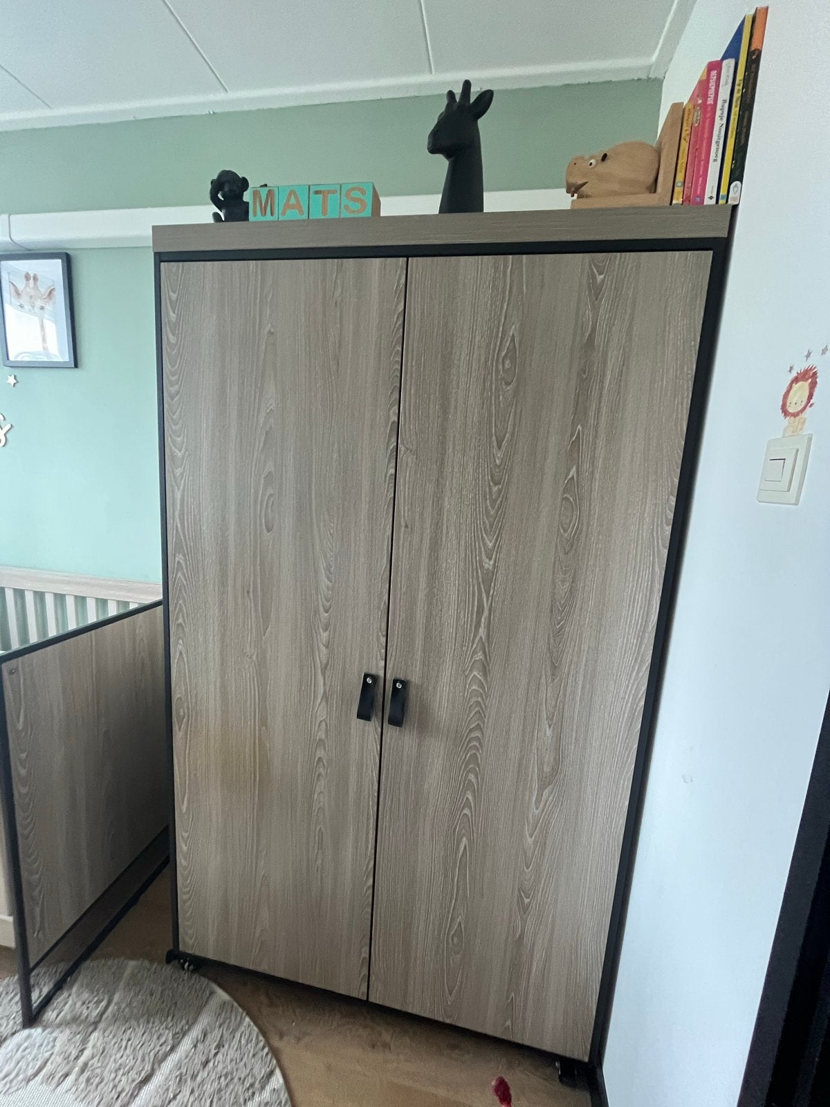 Complete babykamer Dakota - Ledikant, commode, kledingkast, Ophalen, Gebruikt, Jongetje of Meisje