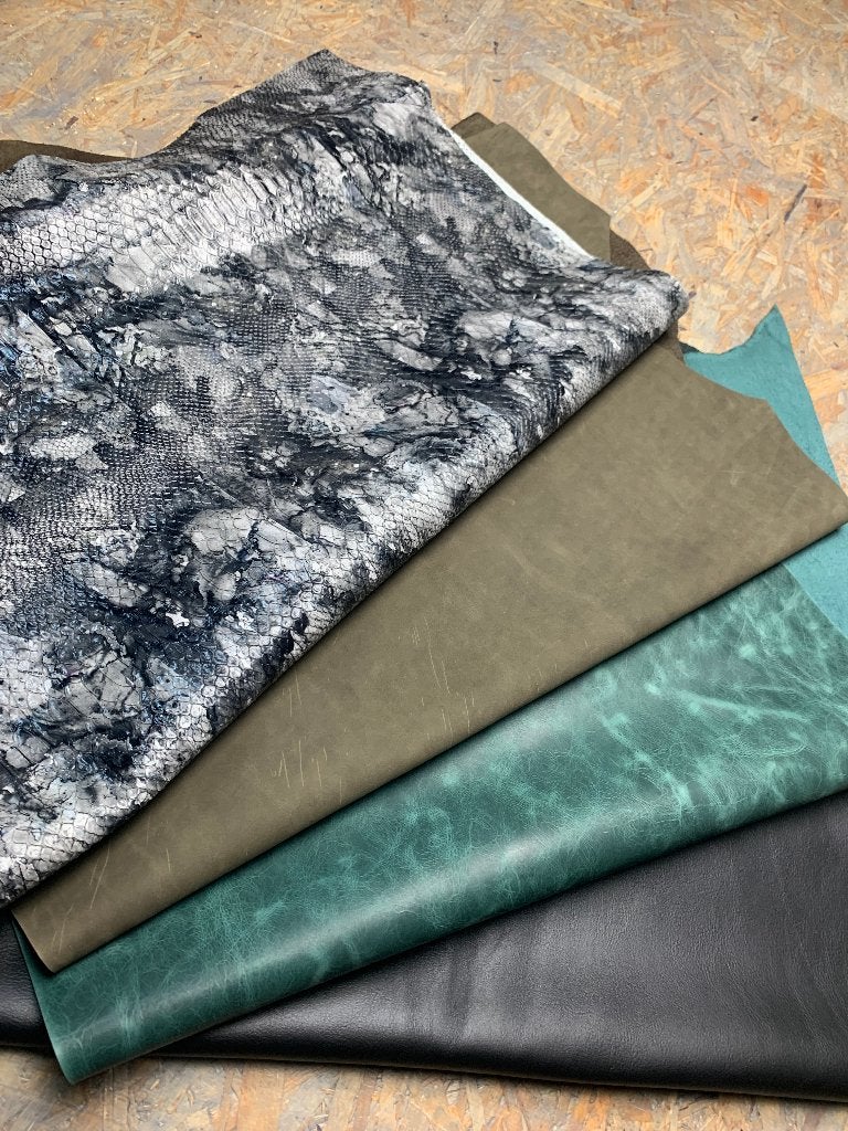 Effen en of prints leren lappen/huiden/vellen, Overige kleuren, Leer of Kunstleer, Nieuw, Ophalen of Verzenden