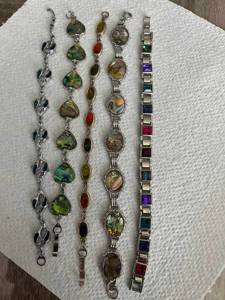 5 stuks armbanden, Sieraden, Tassen en Uiterlijk, Armbanden, Ophalen of Verzenden, Zo goed als nieuw