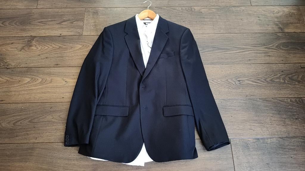 Heren pak 2 delig., Kleding | Heren, Maat 52/54 (L), Zara, Blauw, Ophalen of Verzenden