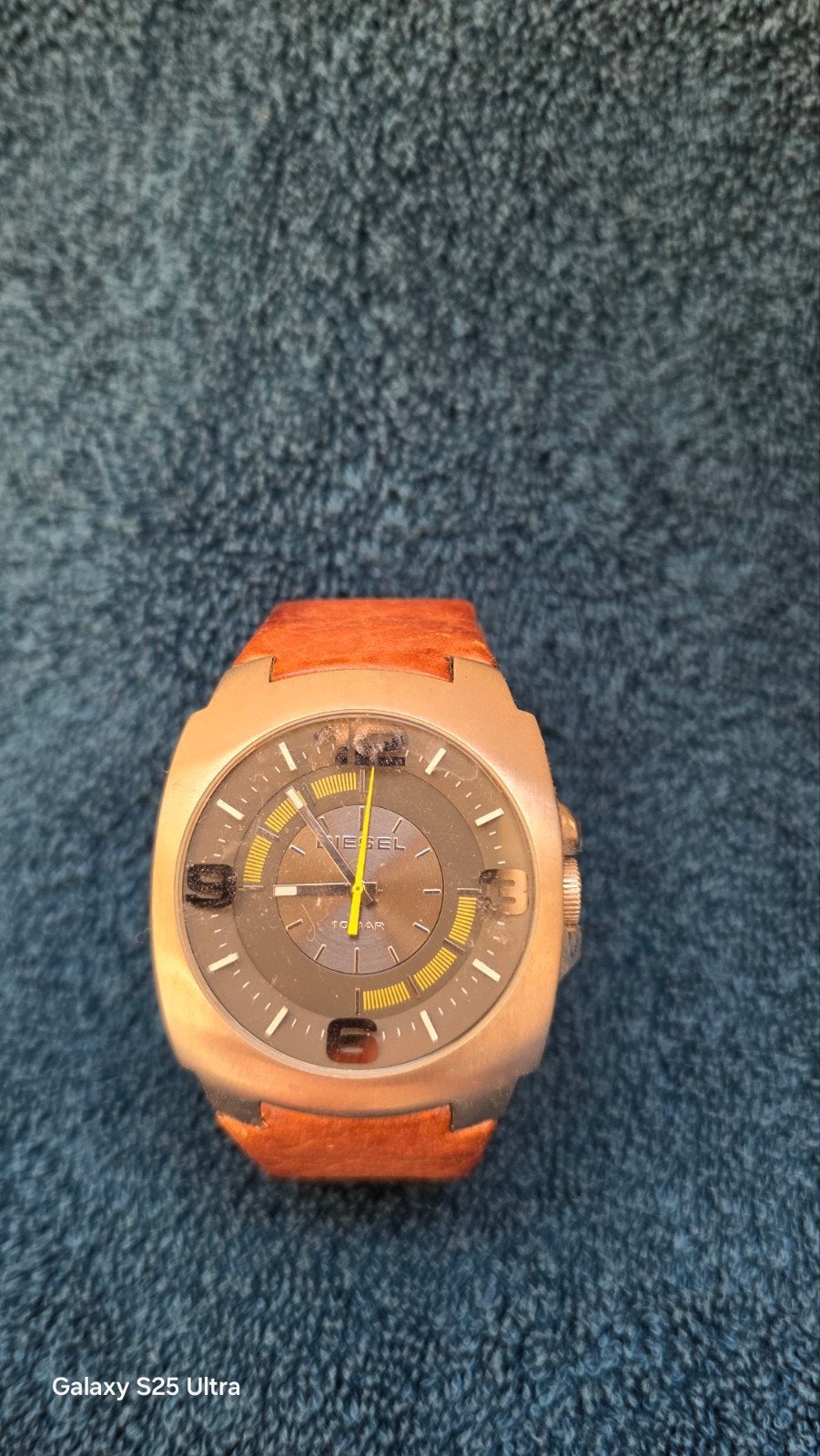 Diesel horloge met leren bandje, Staal, Polshorloge, Ophalen, Overige merken