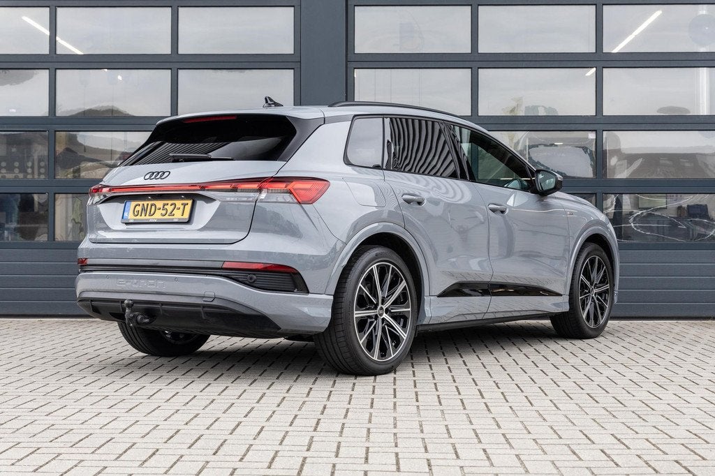 Audi Q4 e-tron 45 286pk S Edition 82 kWh | SoH 99% | Panoram, Auto's, Audi, Automaat, 12 maanden, Achterwielaandrijving, Gebruikt