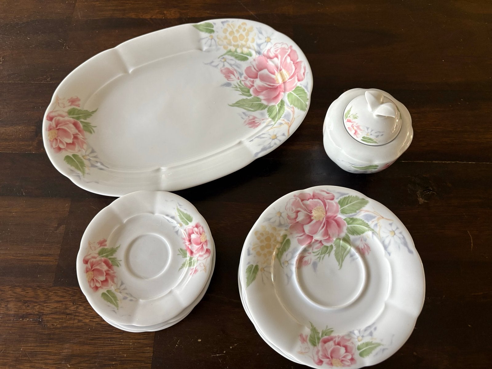 Mitterteich Bavaria Servies met Bloemmotief, Overige merken, Klassiek, Ophalen of Verzenden, Zo goed als nieuw