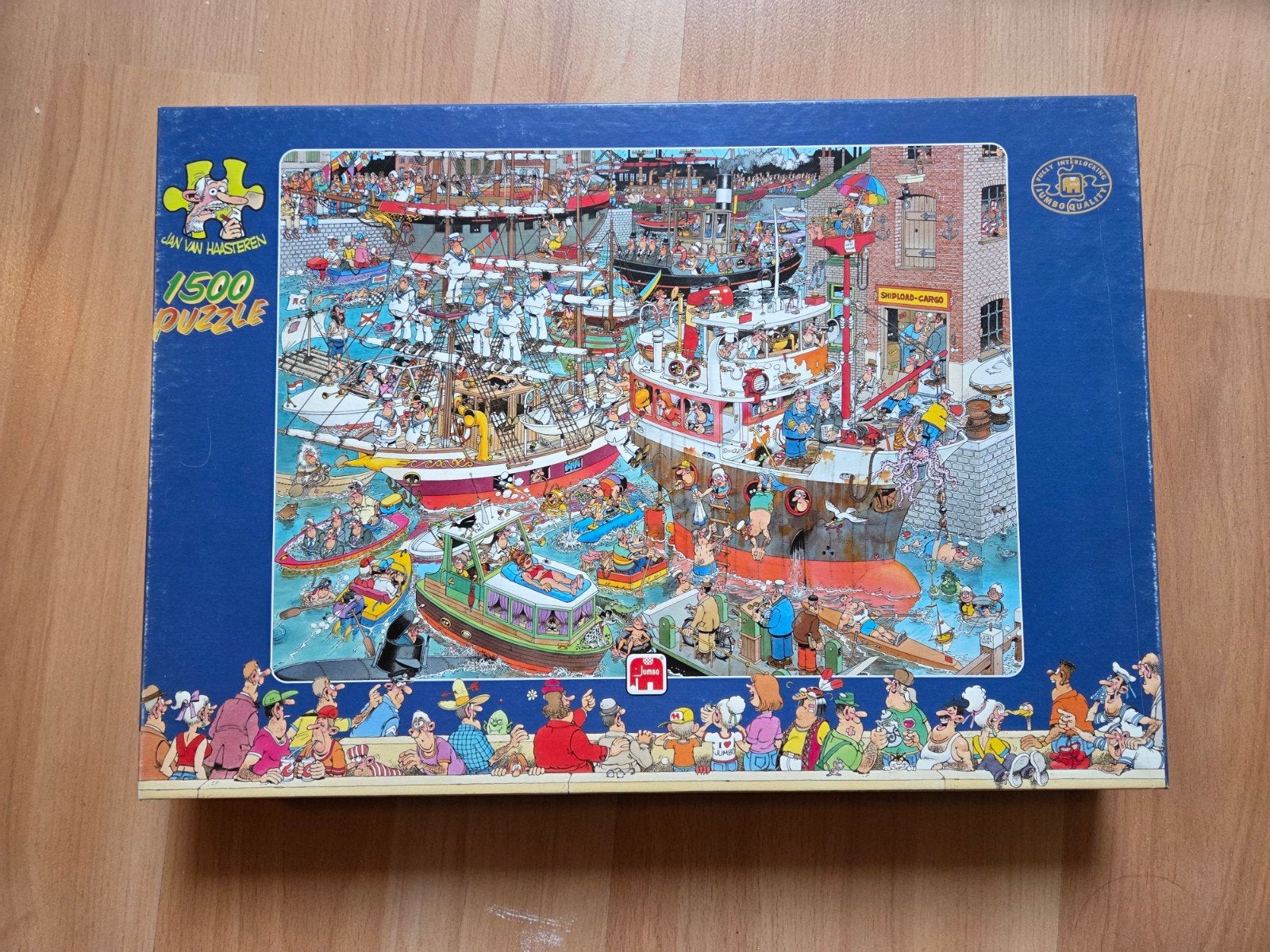 Jan van Haasteren Puzzel De Haven 1500 stukjes, Ophalen of Verzenden, 500 t/m 1500 stukjes, Gebruikt, Legpuzzel