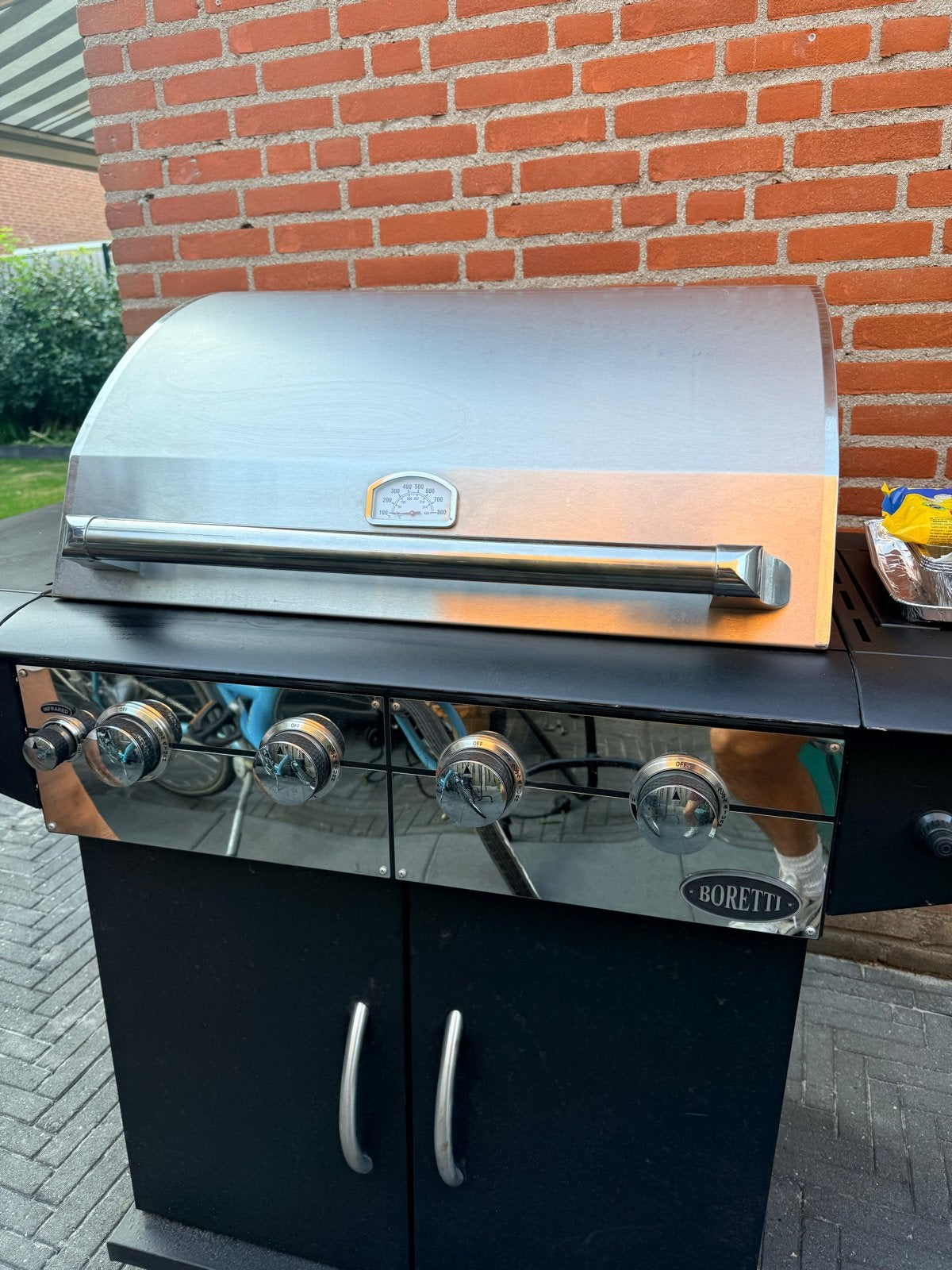 Boretti Robusto gasbarbecue, Ophalen, Gebruikt