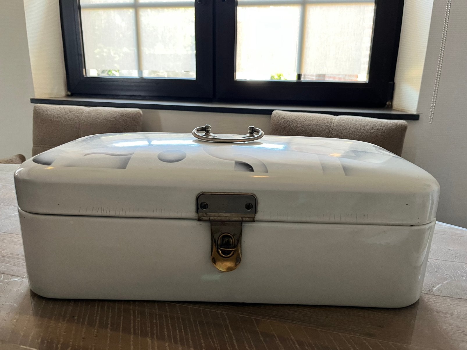 Art deco emaille broodtrommel jaren 20/30, Ophalen of Verzenden
