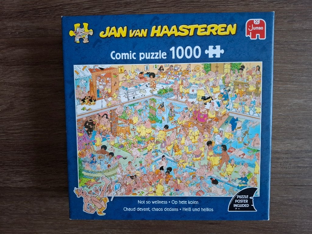 Op hete kolen, Ophalen, 500 t/m 1500 stukjes, Zo goed als nieuw, Legpuzzel