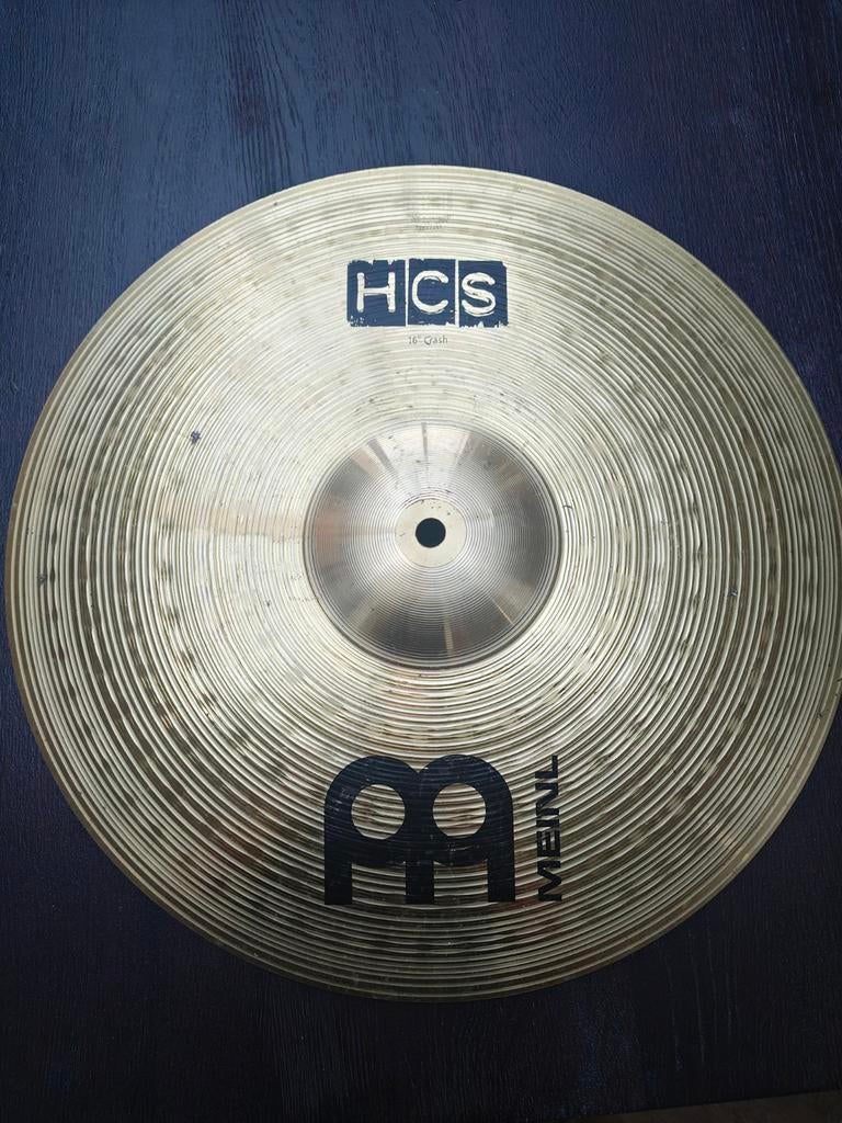 Meinl HCS 16" crash, Ophalen of Verzenden, Gebruikt, Drums of Percussie