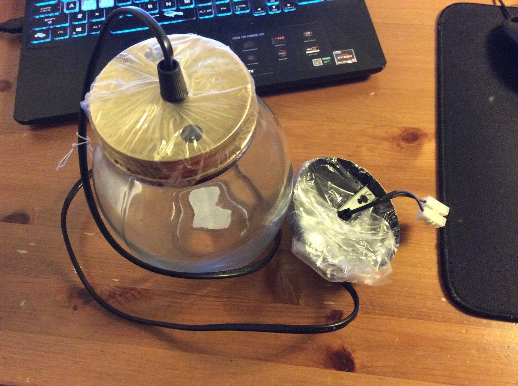 Glazen hanglamp "Mason Jar" nieuw., Ophalen of Verzenden, Nieuw, Glas, Minder dan 50 cm