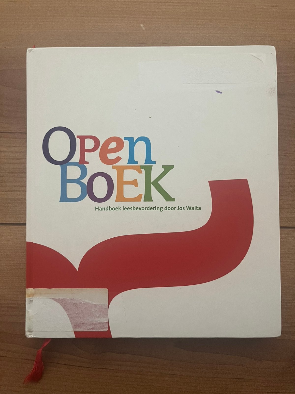 Open boek handboek leesbevordering, Boeken, Ophalen of Verzenden, Beta, Zo goed als nieuw, HBO