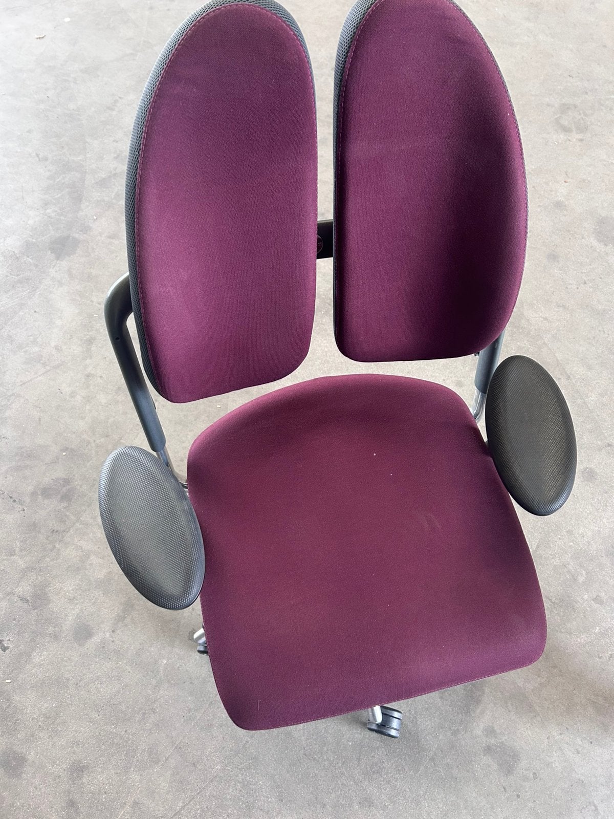 Bureaustoel Rohde & Grahl Xenium Duo-Back stoel rood ergo, Ophalen, Ergonomisch, Zo goed als nieuw, Rood