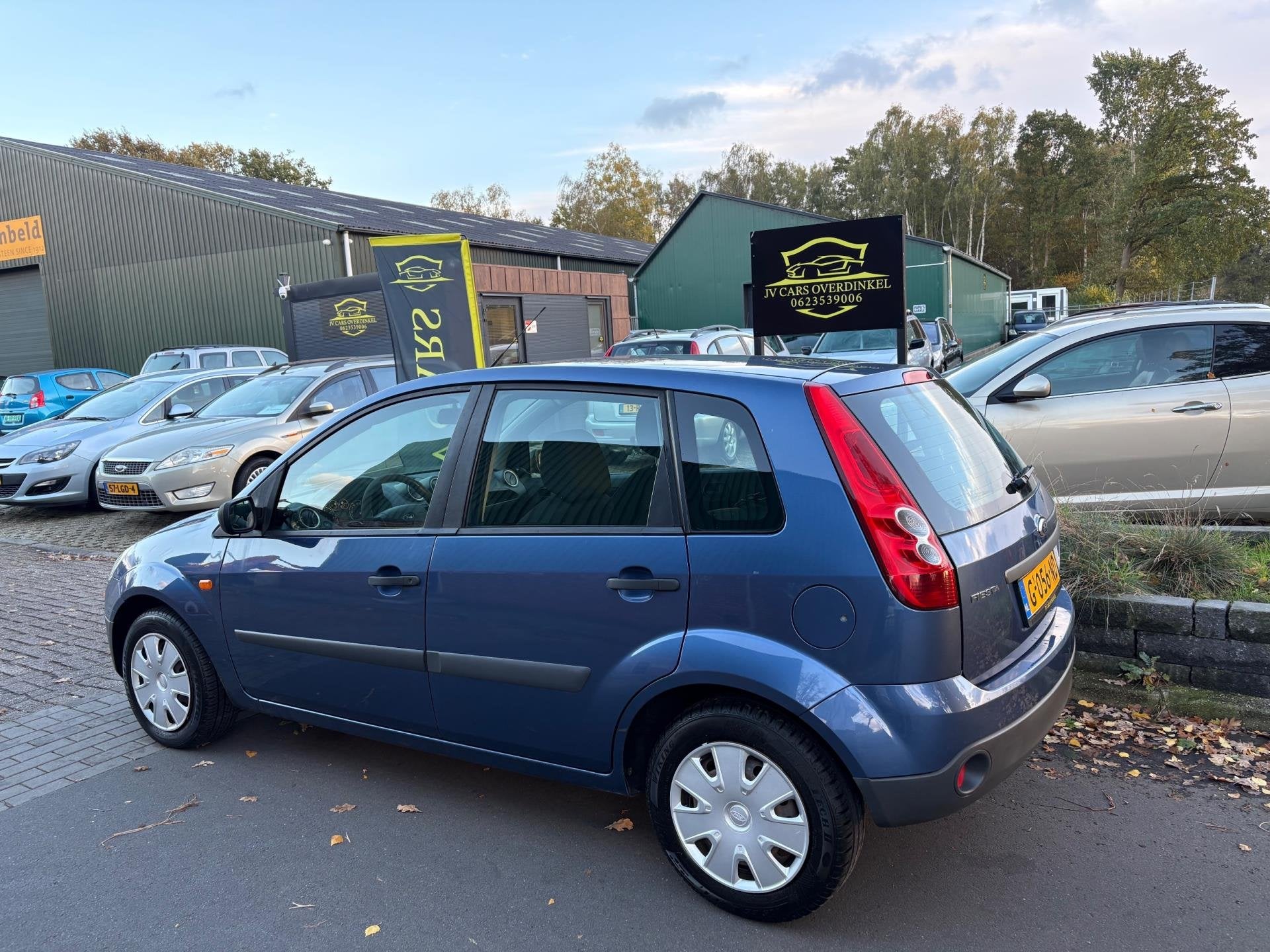 Ford Fiesta 1.4-16V Ambiente,WEINIG KM,AIRCO,ELEKT PAKKET,CE, Voorwielaandrijving, 4 cilinders, Blauw, Handgeschakeld