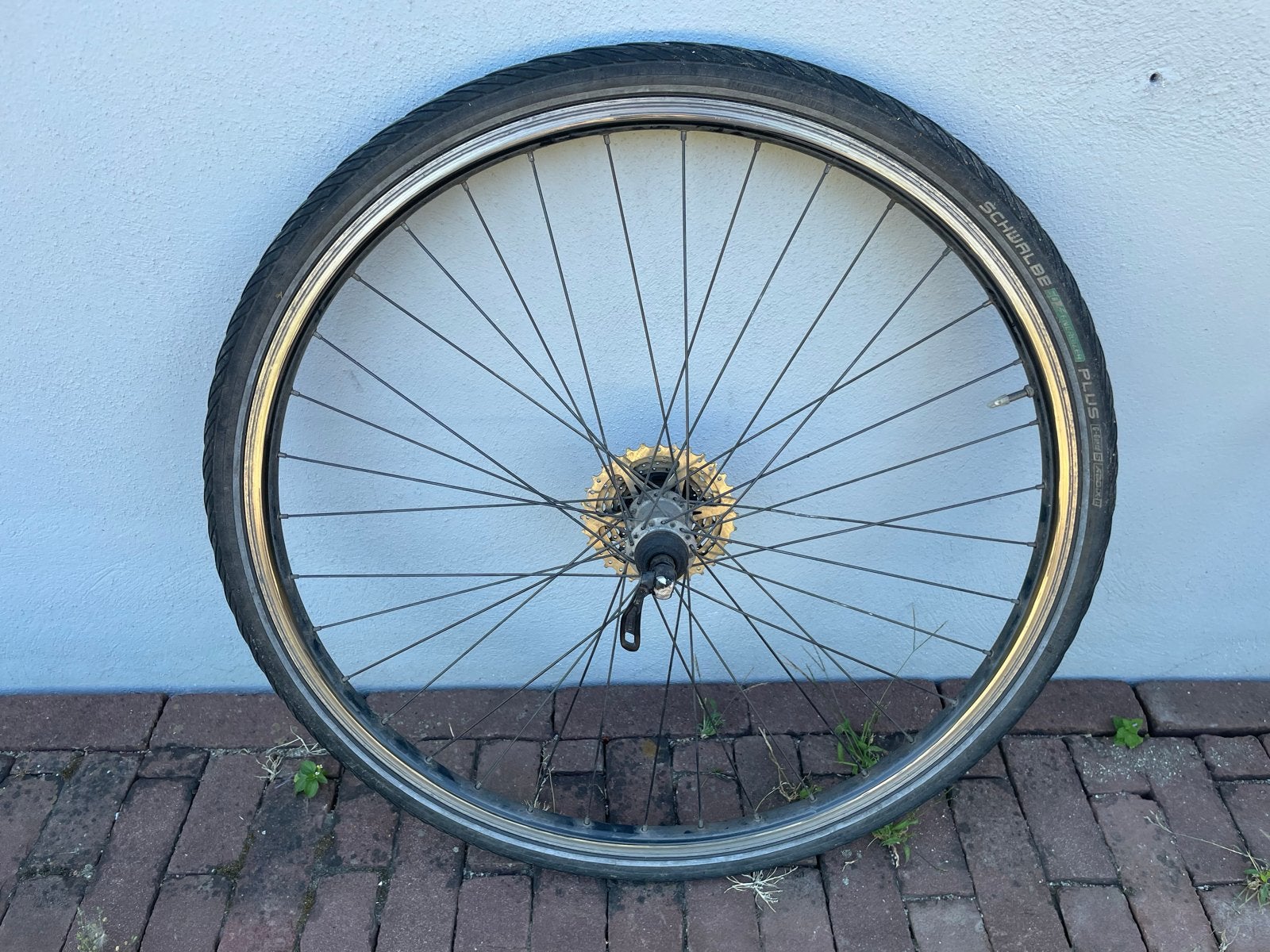 Shimano Deore LX fietswiel FH-M585 (28 inch), Fietsen en Brommers, Gebruikt, Aluminium, Stadsfiets, Ophalen