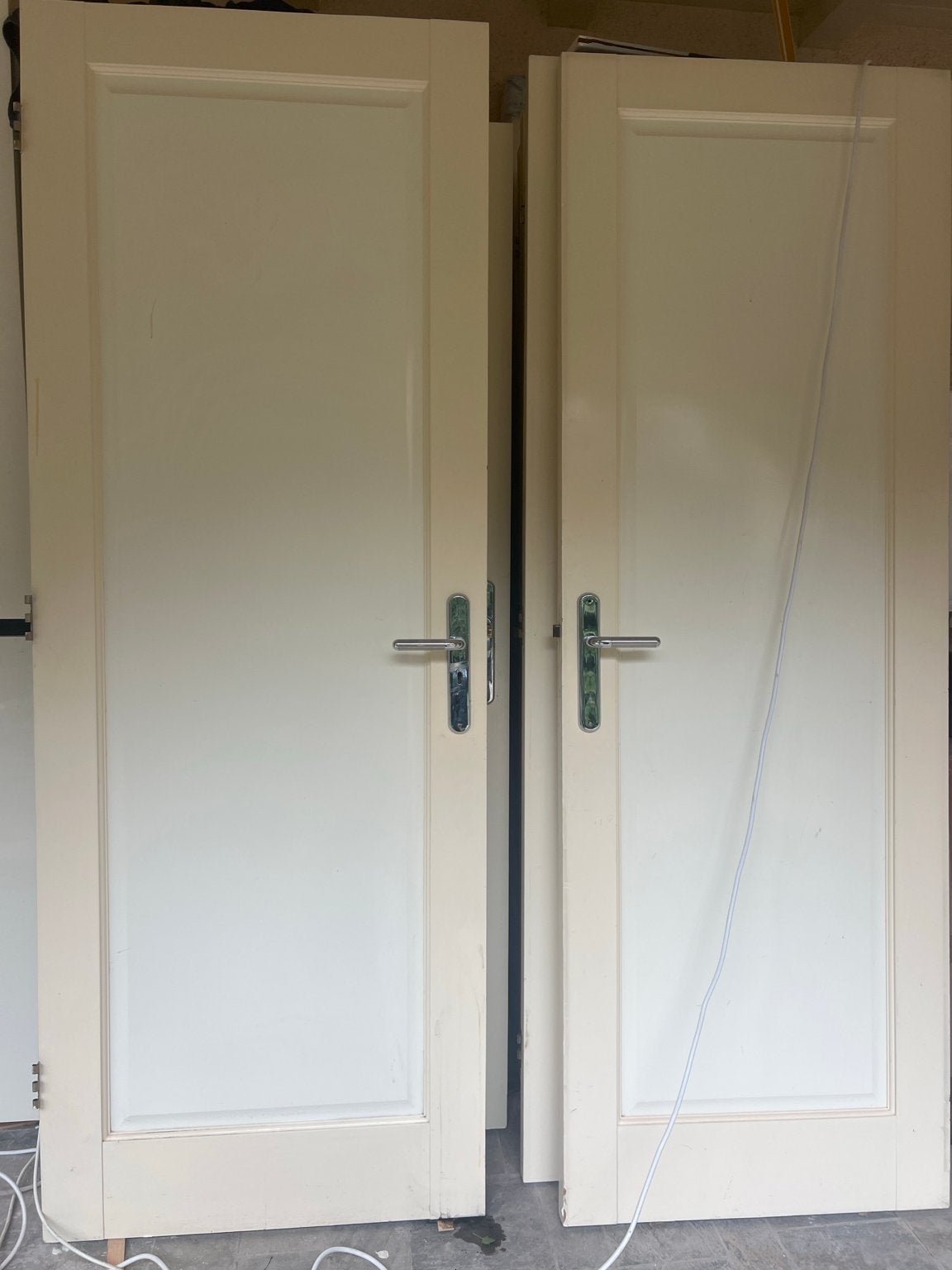 17 zware houten paneeldeuren – 78 x 211,5 cm, Doe-het-zelf en Verbouw, Deuren en Horren, Ophalen, Gebruikt, Minder dan 80 cm, Binnendeur